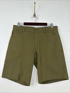 Outdoor Research Wadi Rum Shorts Mens 32 x 20 Army Green Climbing Hiking Stretch